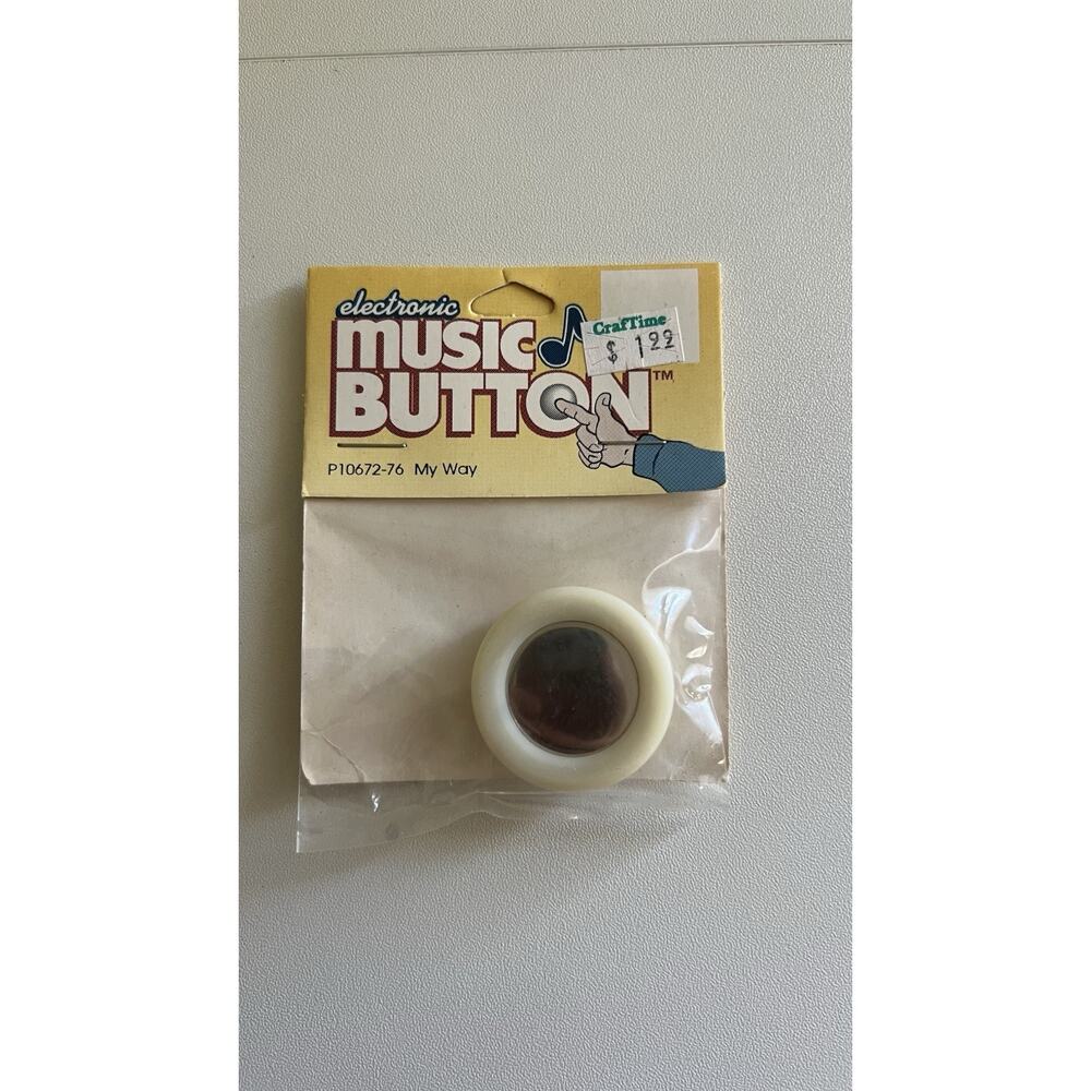 Darice Electronic Music Button My Way P10672-76 Decorative Tunes Craft Supply